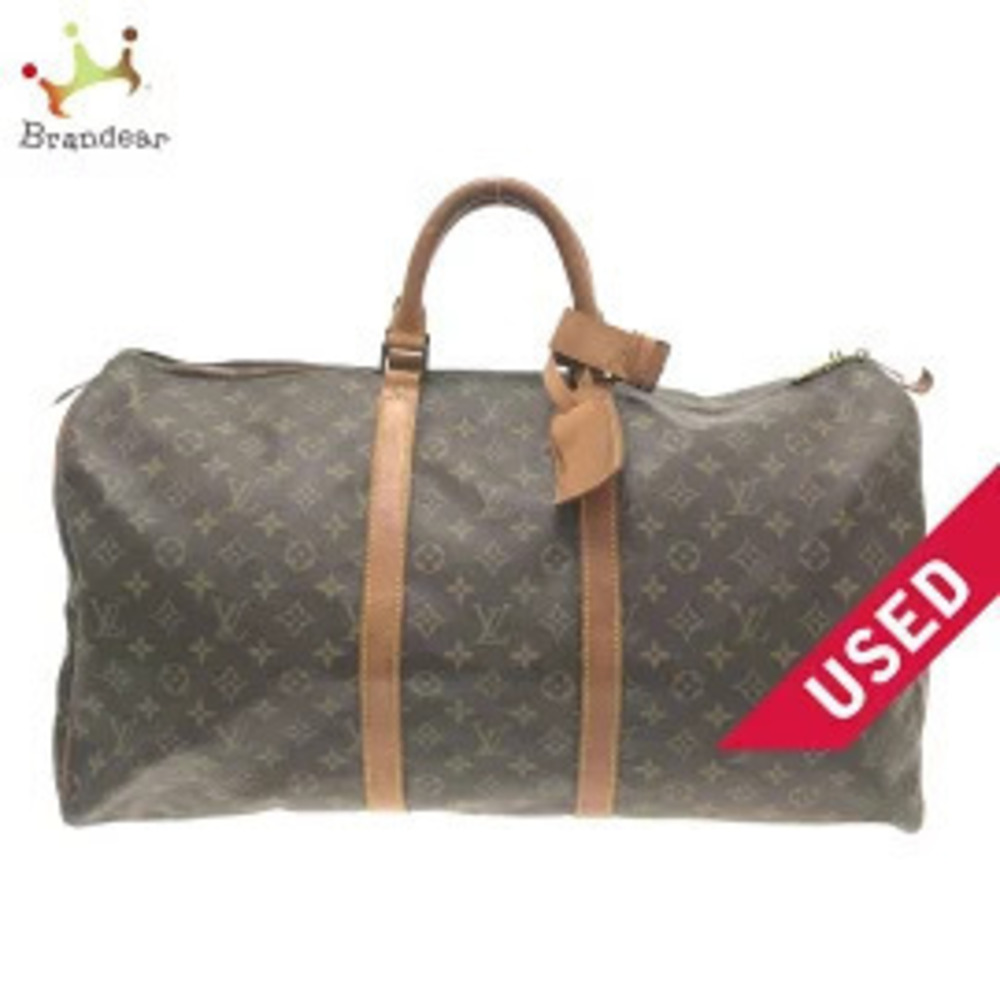 LOUIS VUITTON Keepall Boston Bag Monogram Canvas